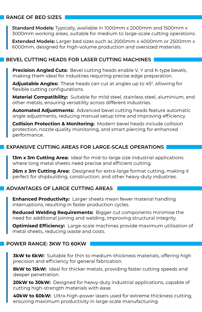 Various sizes available.